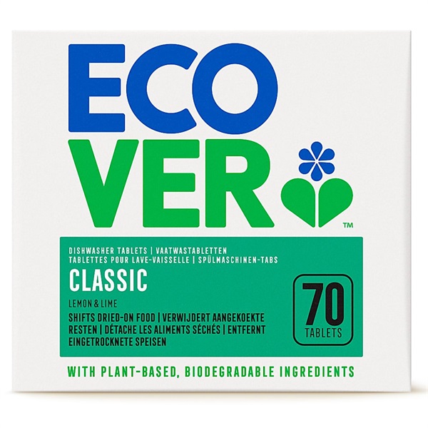Click for a bigger picture.Ecover Dishwasher Tablets 5X70 (5X1.4KG)