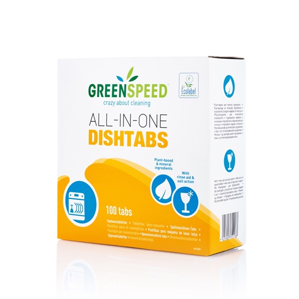 Click for a bigger picture.Greenspeed All In One Dishwasher Tablets