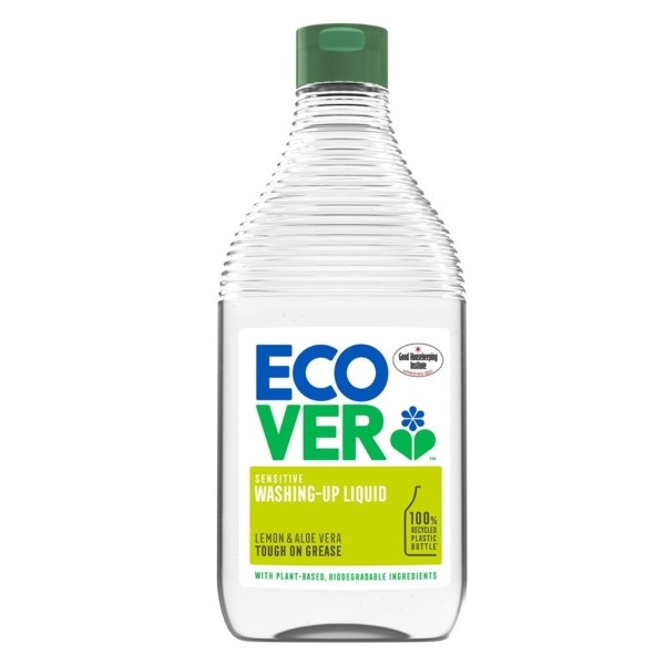 Click for a bigger picture.xx Ecover Washing Up Liquid Lemon Aloe Vera 450 ml Single