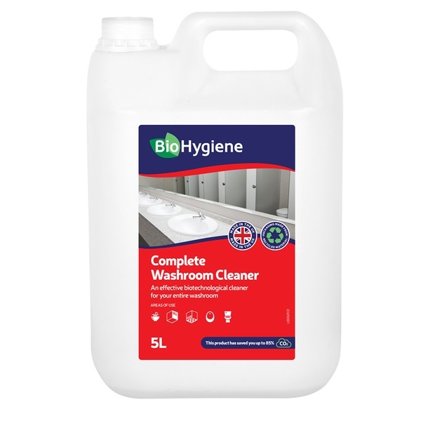 Click for a bigger picture.BioHygiene Complete Washroom Cleaner 5L Concentrate
