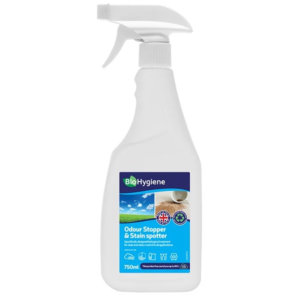 Click for a bigger picture.BioHygiene Biological Odour + Stain 750ml Biological Odour Stopper + Stain Spotter