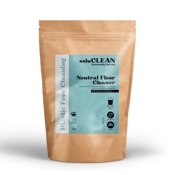 Click for a bigger picture.SoluClean Mop n Go Neutral Floor Cleaner Fragranced Sachet 5L