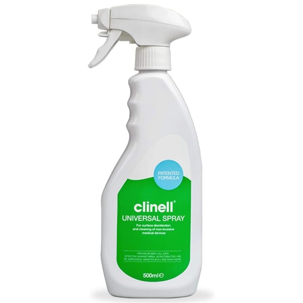 Click for a bigger picture.Clinell Universal Spray 500ml - Single
