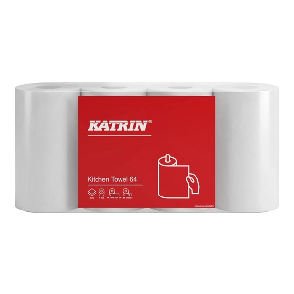 Click for a bigger picture.Katrin 87075 64 Sheet Kitchen Roll