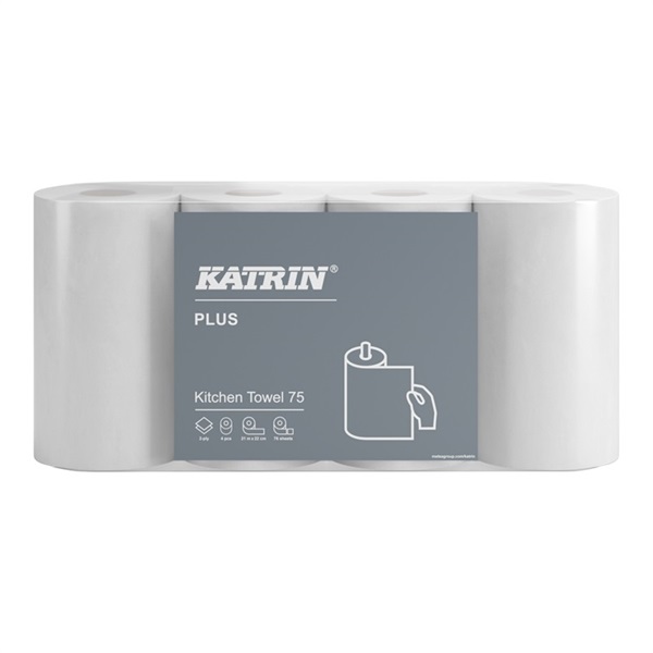 Click for a bigger picture.Katrin Plus 225960 75 Sheet Kitchen Roll