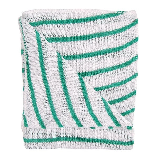 Click for a bigger picture.Hygiene Dishcloth Medium 35x30cm Green Stripe