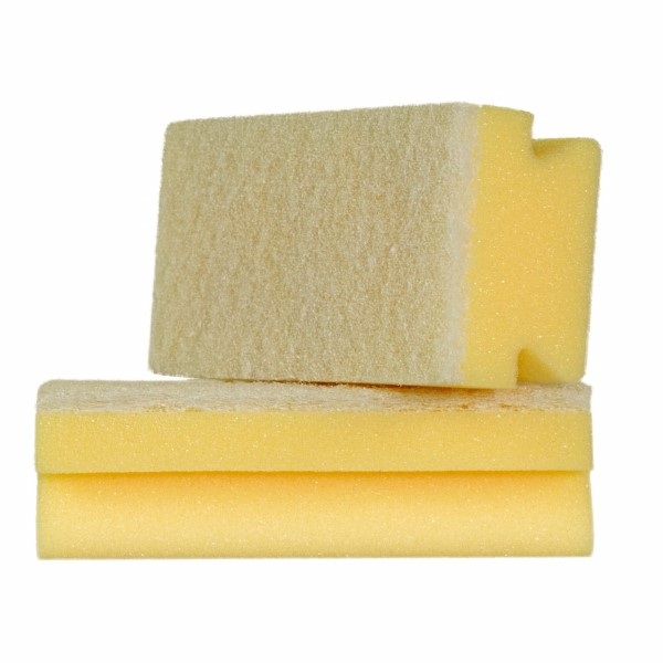 Click for a bigger picture.White Non-Abrasive Sponge Scourer