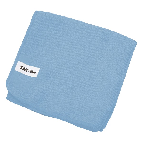 Click for a bigger picture.Individual Microfibre Cloth Blue