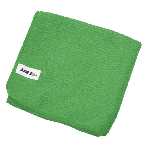 Click for a bigger picture.Individual Microfibre Cloth Green