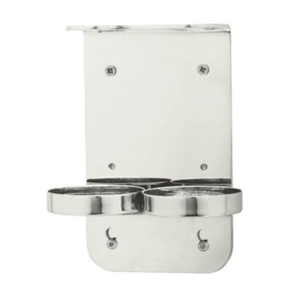 Click for a bigger picture.Chrome Double Bottle Holder / Bracket for Au Lait / Sea Kelp 300ml Products