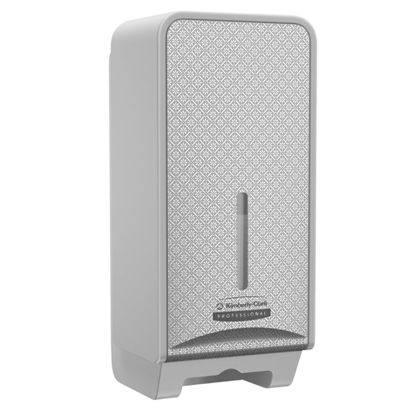 Click for a bigger picture.Kimberly-Clark 53659 Icon Toilet Tissue Dispenser Silver