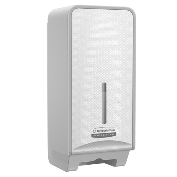 Click for a bigger picture.Kimberly-Clark 53949 Icon Toilet Tissue Dispenser White