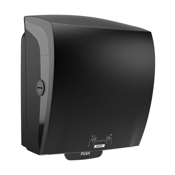 Click for a bigger picture.Katrin System Hand Towel Dispenser Black 82070 / 92025