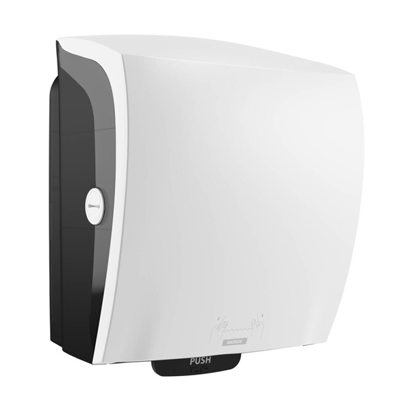 Click for a bigger picture.Katrin System Hand Towel Dispenser White 82094 / 90045