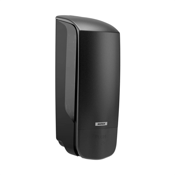 Click for a bigger picture.Katrin Cartridge System Soap Dispenser 77397 - Black 1L