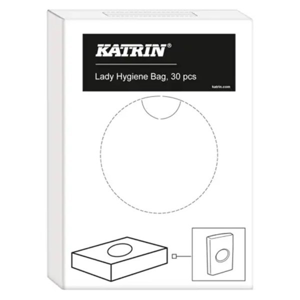 Click for a bigger picture.Katrin Lady Hygiene Bags 1ltr 25 Packs of 30 Bags