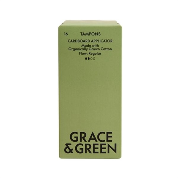 Click for a bigger picture.Organic Applicator Tampons ( Regular ) Grace & Green