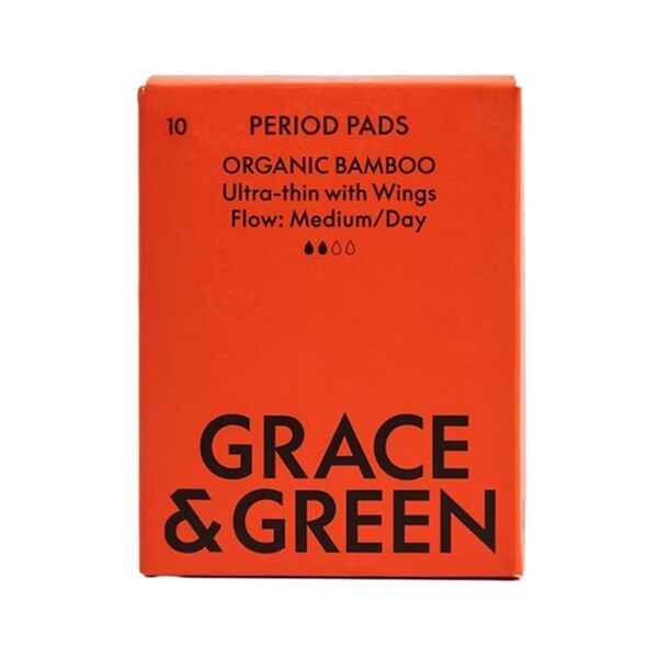 Click for a bigger picture.Organic Bamboo Pads Day ( Medium ) Grace & Green