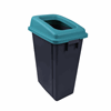 60L Recycling Buddy Bin With Teal Lid