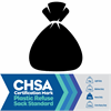 Black Refuse Sacks CHSA - Heavy Duty (15kg) 90L 18x29x38