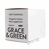 Click here for more details of the Organic Non-Applicator Tampons ( Regular ) Grace & Green Bulk Box