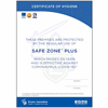 Certificate of Hygiene - Safe Zone Plus