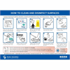 How To Clean & Disinfect Surfaces Sign (Evans Vanodine) - Free Download